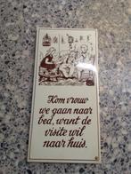 Tegel spreuk, Ophalen, Zo goed als nieuw