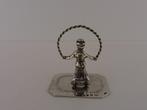 Zilveren miniatuur Touwtjespringen                      Z163, Ophalen of Verzenden, Zilver