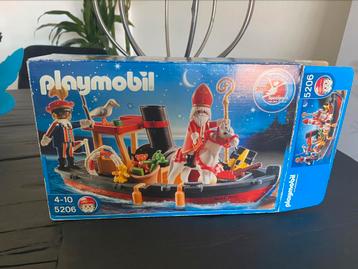 Complete set Sinterklaas  stoomboot en Piet in doos beschikbaar voor biedingen