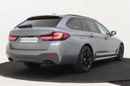 BMW 5 Serie Touring 530e xDrive High Executive M Sport Autom, Auto's, BMW, Te koop, Zilver of Grijs, Gebruikt, Vermoeidheidsdetectie