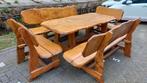 Tuinset eethoek voor binnen of buiten gelakt goedkoop, Ophalen, Nieuw, Landelijk sprookjesachtig, 8 stoelen of meer