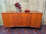 Gratis bezorging!Mid century retro vintage klein Dressoir60s, Gebruikt, 100 tot 150 cm, -, Teakhout