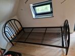 zwart metalen 1-persoonsbed, Ophalen, Gebruikt, 90 cm, Eenpersoons