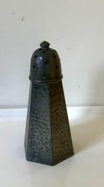 Tinnen strooier, gehamerd tin, Engels, Art Deco., Antiek en Kunst, Verzenden