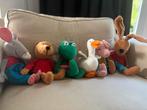 Uniek!! Kikker en zijn vriendjes knuffel poppen, Ophalen of Verzenden, Zo goed als nieuw, Overige typen
