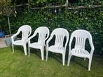 Allibert terras kuipstoelen stapelbaar izgst met kussens, Ophalen, Zo goed als nieuw, Kunststof, Stapelbaar