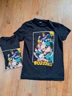 My hero academia, animatie shirt, mt. S en M, Maat 46 (S) of kleiner, Ophalen of Verzenden, Zo goed als nieuw, Zwart