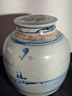 Chinese gemberpot met deksel., Ophalen of Verzenden