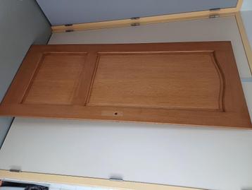 2 paneels binnendeur opdek eiken 83 x 201'5 honing patiné beschikbaar voor biedingen