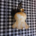 Vintage glazen wandlamp, Ophalen