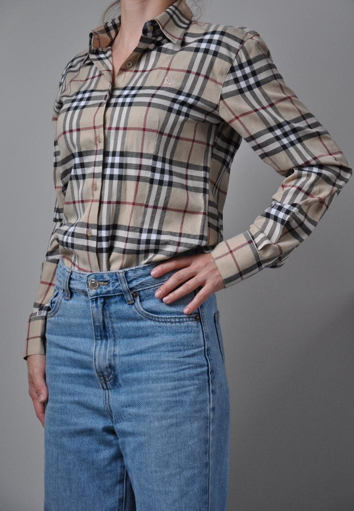 Burberry blouse m, Burberry blouse s, dameskleding s,m, Kleding | Dames, Blouses en Tunieken, Zo goed als nieuw, Maat 36 (S), Overige kleuren