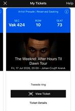 The Weeknd concert 17.07. Amsterdam, Eén persoon