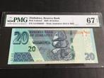 Zimbabwe 20 dollars 2020 PMG67 P104A AA1886293, Ophalen of Verzenden, Zimbabwe, Los biljet