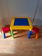 Kindertafel met 2 Stoeltjes, Kinderen en Baby's, Kinderkamer | Tafels en Stoelen, Ophalen of Verzenden, Zo goed als nieuw, Tafel(s) en Stoel(en)