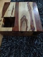 Salontafel mangohout 68x68x29, Ophalen, 50 tot 100 cm, Rond, 50 tot 100 cm