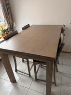 Mooie Eethoek met 4 Stoelen, Huis en Inrichting, Tafels | Eettafels, Ophalen, 100 tot 150 cm, Zo goed als nieuw, 150 tot 200 cm