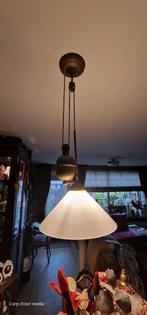 Antieke hanglamp met contragewicht, Ophalen