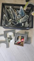 Partij kerstbomen h0, kerstdorp, Ophalen of Verzenden, Gelijkstroom of Wisselstroom, Brug, Tunnel of Gebouw, Overige merken