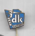 EMAILE D.K. SPELD BLAUW WITTE UITVOERING, Ophalen of Verzenden, Gebruikt, Transport, Speldje of Pin