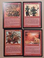 Magic: The Gathering - Rode Kaarten Lot, Ophalen of Verzenden, Gebruikt, Meerdere kaarten