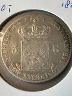 3 gulden 1821, Postzegels en Munten, Munten | Nederland, Zilver, Koning Willem I, Losse munt, Overige waardes