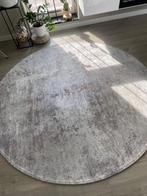 Rond vloerkleed 200cm, Ophalen, Grijs, Rond, 200 cm of meer