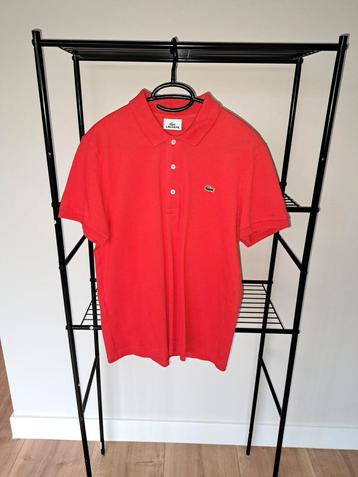 Lacoste Polo Rood - Maat M beschikbaar voor biedingen