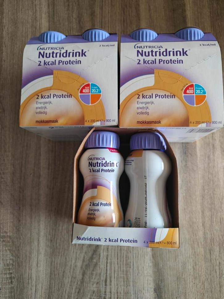 Nutricia Nutridrink Drinkvoeding Mokka Smaak 12 Stuks, Diversen, Levensmiddelen, Ophalen of Verzenden