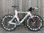 Argon tijdritfiets, compleet, met keuze uit 2 wielsets, 28 inch, Gebruikt, Meer dan 20 versnellingen, 53 tot 57 cm