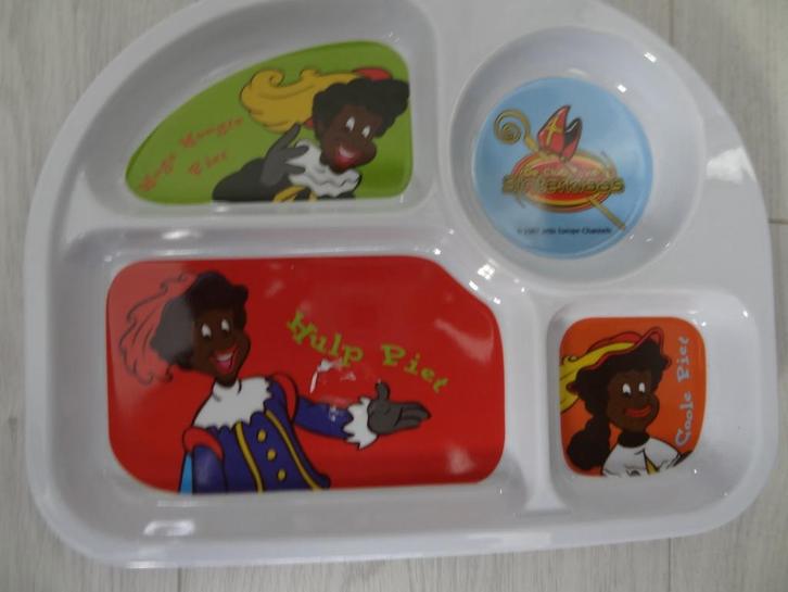 2x Bord Sinterklaas - met Hulp piet, Coole piet en Hoge Hoog, Diversen, Sinterklaas, Nieuw, Ophalen of Verzenden