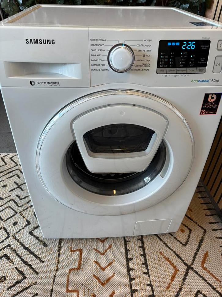Samsung 7kg 1400 toeren, Witgoed en Apparatuur, Wasmachines, Gebruikt, Voorlader, 6 tot 8 kg, 85 tot 90 cm, 1200 tot 1600 toeren
