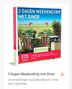 Bongo 3 dagen weekendtrip met diner t.w.v. € 200,-, Twee personen, 2 overnachtingen
