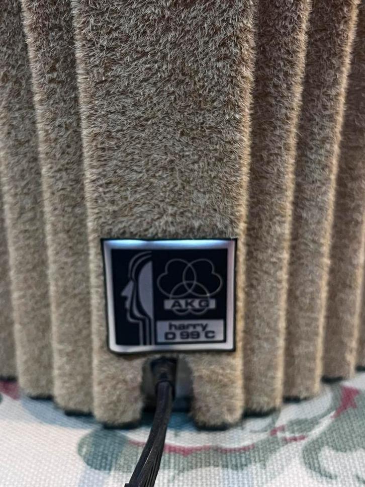 AKG “Harry” D99C - Zeldzame Vintage Hoofdmicrofoon - Werkend, Muziek en Instrumenten, Microfoons, Gebruikt, Studiomicrofoon, Ophalen of Verzenden