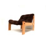 Vintage Brutalist fauteuil jaren '60 '70 chair stoel design, Verzenden, Gebruikt, Minder dan 75 cm, 50 tot 75 cm