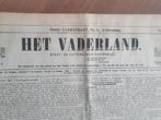 Het Vaderland kranten ingebonden 1882 en 1895, Krant, Ophalen, Voor 1920