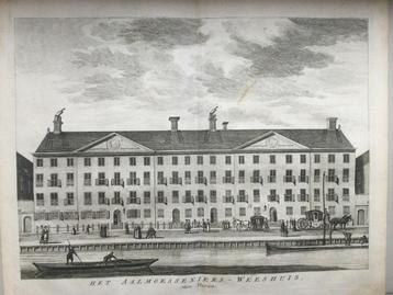 Amsterdam, Aalmoezeniers, Singel, 1760 beschikbaar voor biedingen