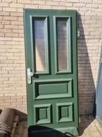 Hardhouten voordeur. 86x204,5cm, Doe-het-zelf en Verbouw, Gebruikt, Deurkozijn, 150 tot 225 cm, Hout
