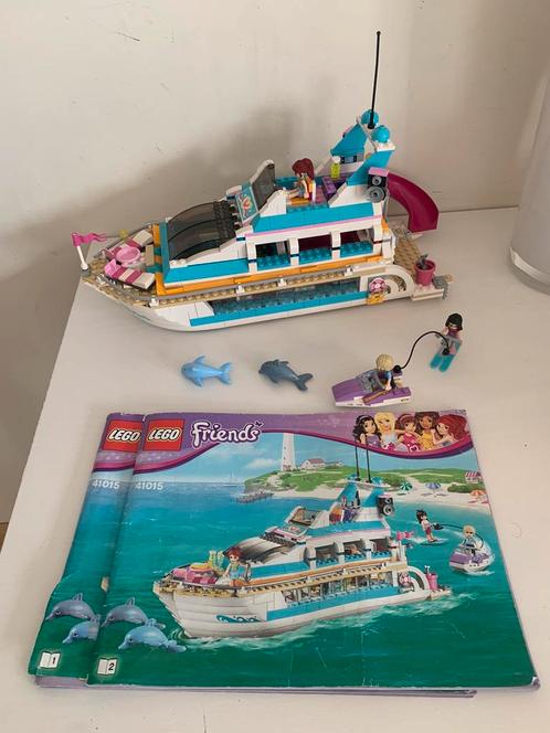 Lego Friends 41015 Dolfijn Cruiser, Kinderen en Baby's, Speelgoed | Duplo en Lego, Gebruikt, Lego, Complete set, Ophalen of Verzenden