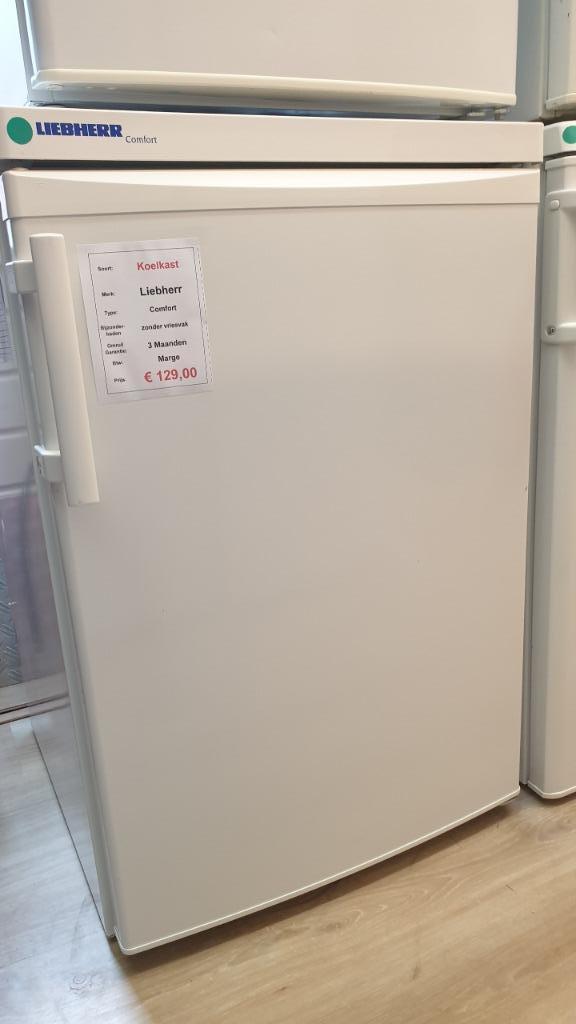 koelkast Liebherr - tafelmodel, Witgoed en Apparatuur, Koelkasten en IJskasten, Gebruikt, Zonder vriesvak, 100 tot 150 liter, Minder dan 85 cm