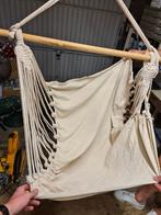 Stoffen grote hangstoel, Hout, Gebruikt, Hangstoel, Wit