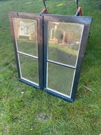 Grenenhouten ramen - 2 stuks, Gevelraam of Ruit, Gebruikt, Minder dan 80 cm, 80 tot 120 cm