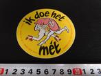 sticker Condoom Ik doe het mét   sex  De Rode Draad, Ophalen, Zo goed als nieuw, Bedrijf of Vereniging