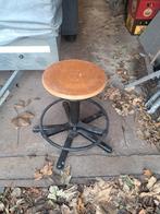 Vintage Industriële Krukjes - Set van 2, Huis en Inrichting, Stoelen, Gebruikt, Twee, Zwart, Ophalen of Verzenden