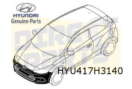 Hyundai i20 voorbumper (3-drs.) (bij PDC) (te spuiten) Origi, Auto-onderdelen, Carrosserie en Plaatwerk, Bumper, Hyundai, Voor