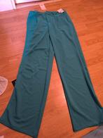 Turquoise wijde pijpen broek - Maat L, Ophalen, Blauw, Maat 42/44 (L), Nieuw