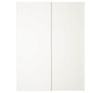 2 Hasvik schuifdeuren 150x201 wit IKEA Pax plus toebehoren, 150 tot 200 cm, 50 tot 75 cm, Zo goed als nieuw, Ophalen