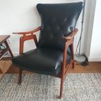 Leunstoel of fauteuil. Louis van Teeffelen?, Huis en Inrichting, Fauteuils, Hout, 75 tot 100 cm, Zo goed als nieuw, 50 tot 75 cm