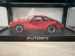 Porsche 911 (930) Carrera 3.2 1988 rood #78013 Autoart 1:18, Ophalen of Verzenden, Zo goed als nieuw, Auto, Autoart