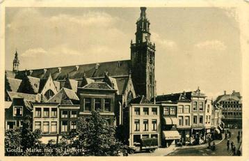 (381-356-019) Gouda Markt met Kerk beschikbaar voor biedingen