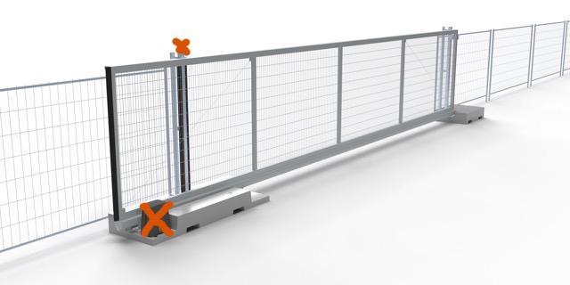 Bouwhek schuifpoort 9 meter lang. 2 stuks, Zakelijke goederen, Bedrijfs Onroerend goed, Koop